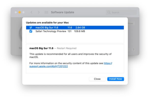 safari software update for mac